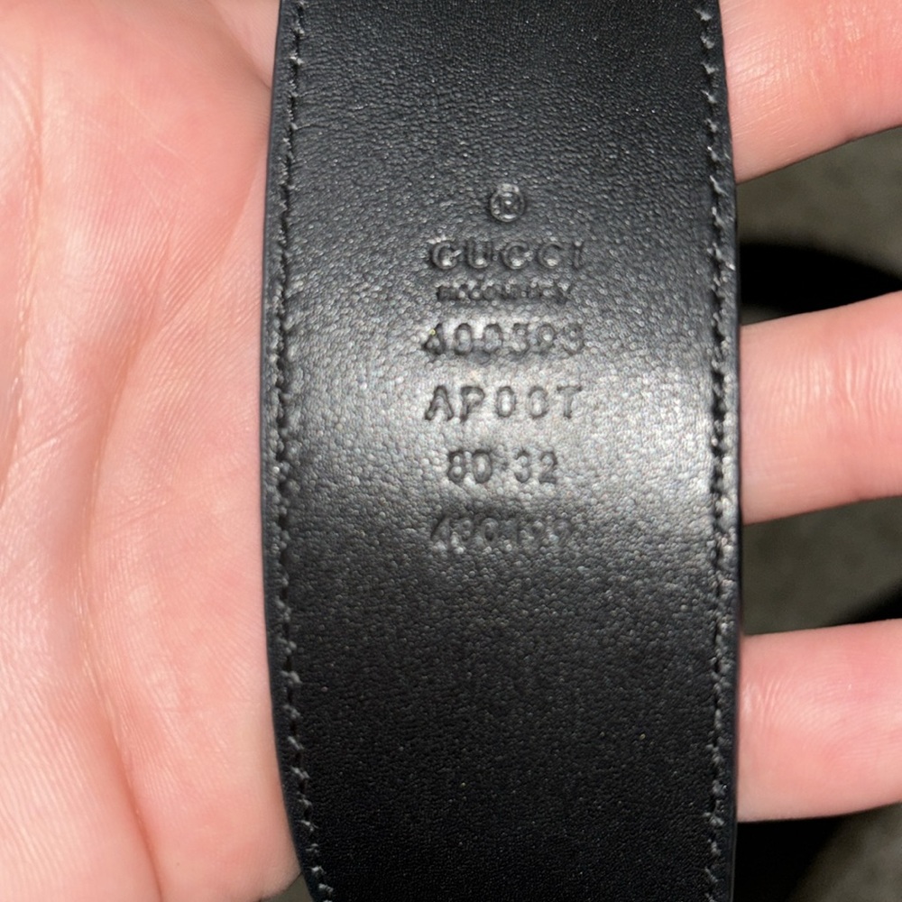 Black GG Marmont Belt - Picture 3 of 6